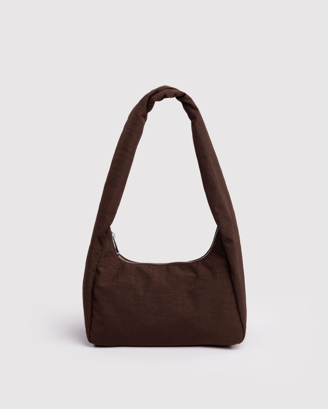 Small Nylon Meringue Bag - Coffee - Classic Style