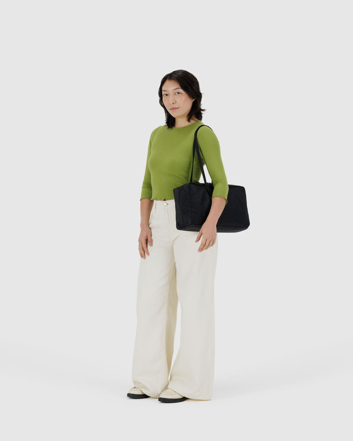 Medium Nylon Bowler Bag - Black - Fresh Utility Pack