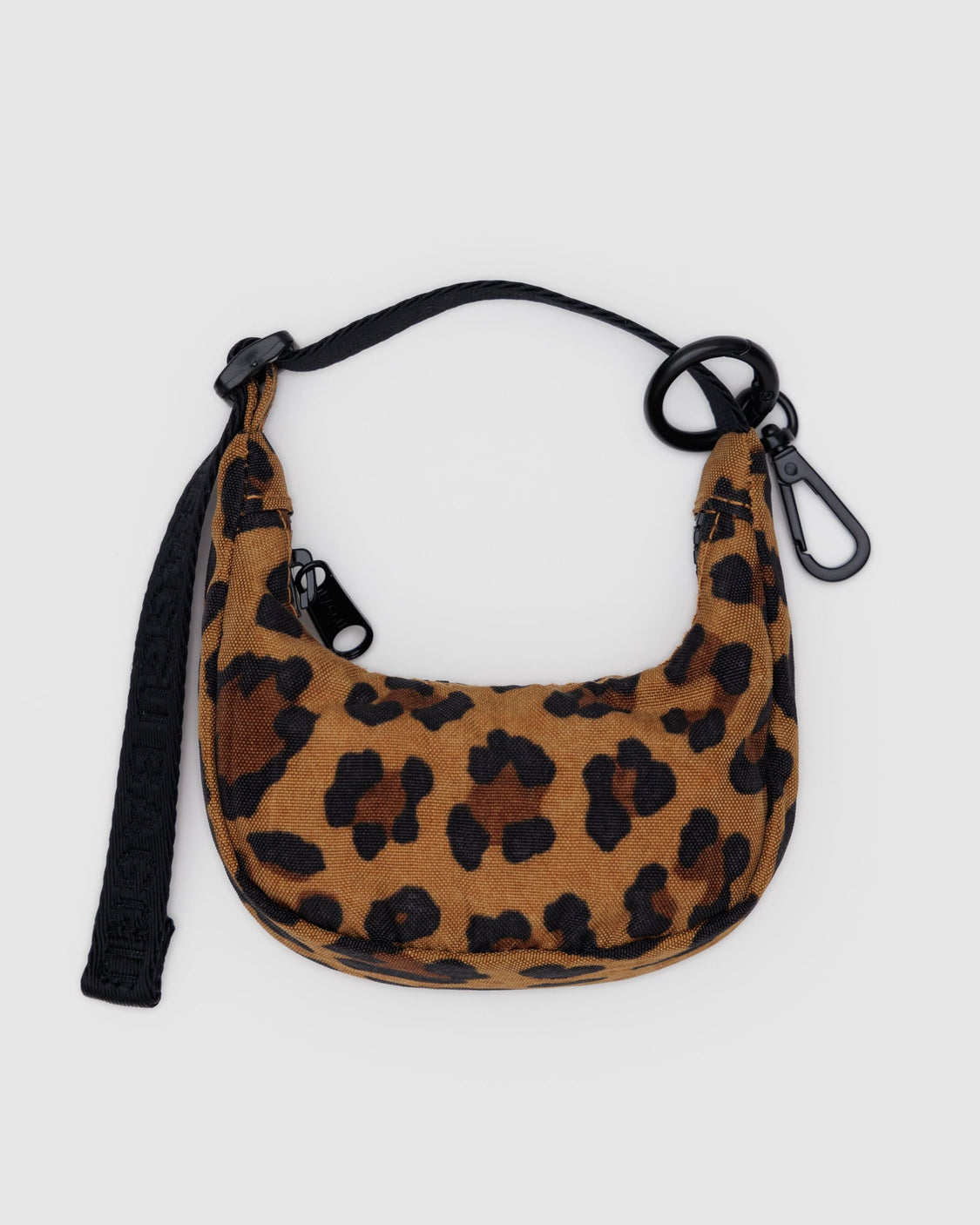 Crescent Bag Charm - Leopard - Classic Clip Accent