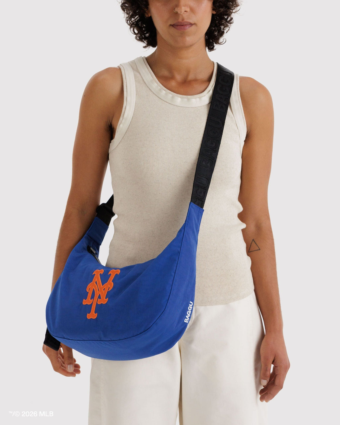 Medium Nylon Crescent Bag - New York Mets™ - Travel Street Tote