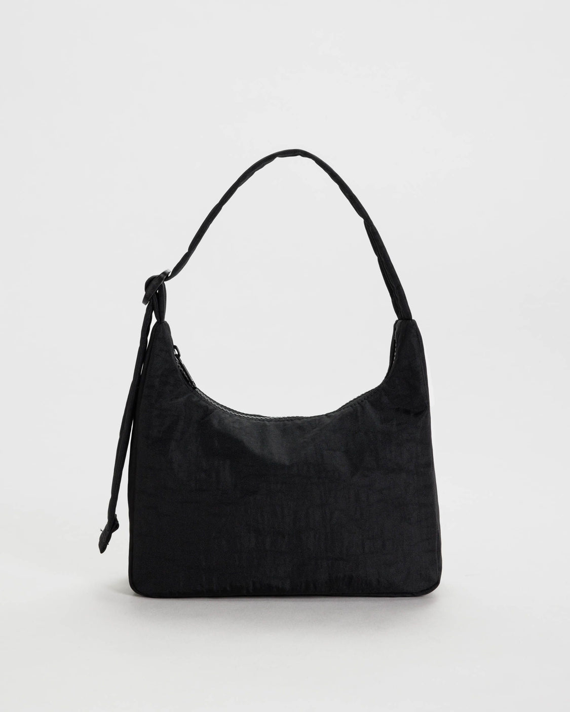 Mini Nylon Shoulder Bag - Black Key Leash - Simple Everyday Pack