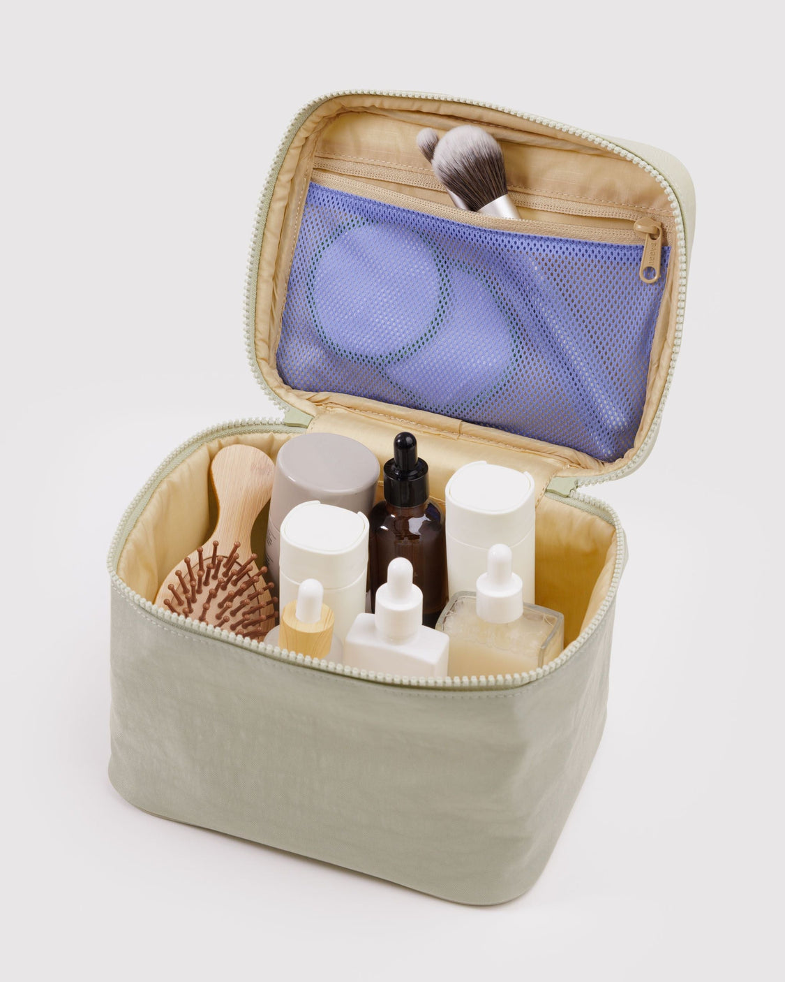 Large Cosmetic Case - Celadon - Fresh Desk Storage