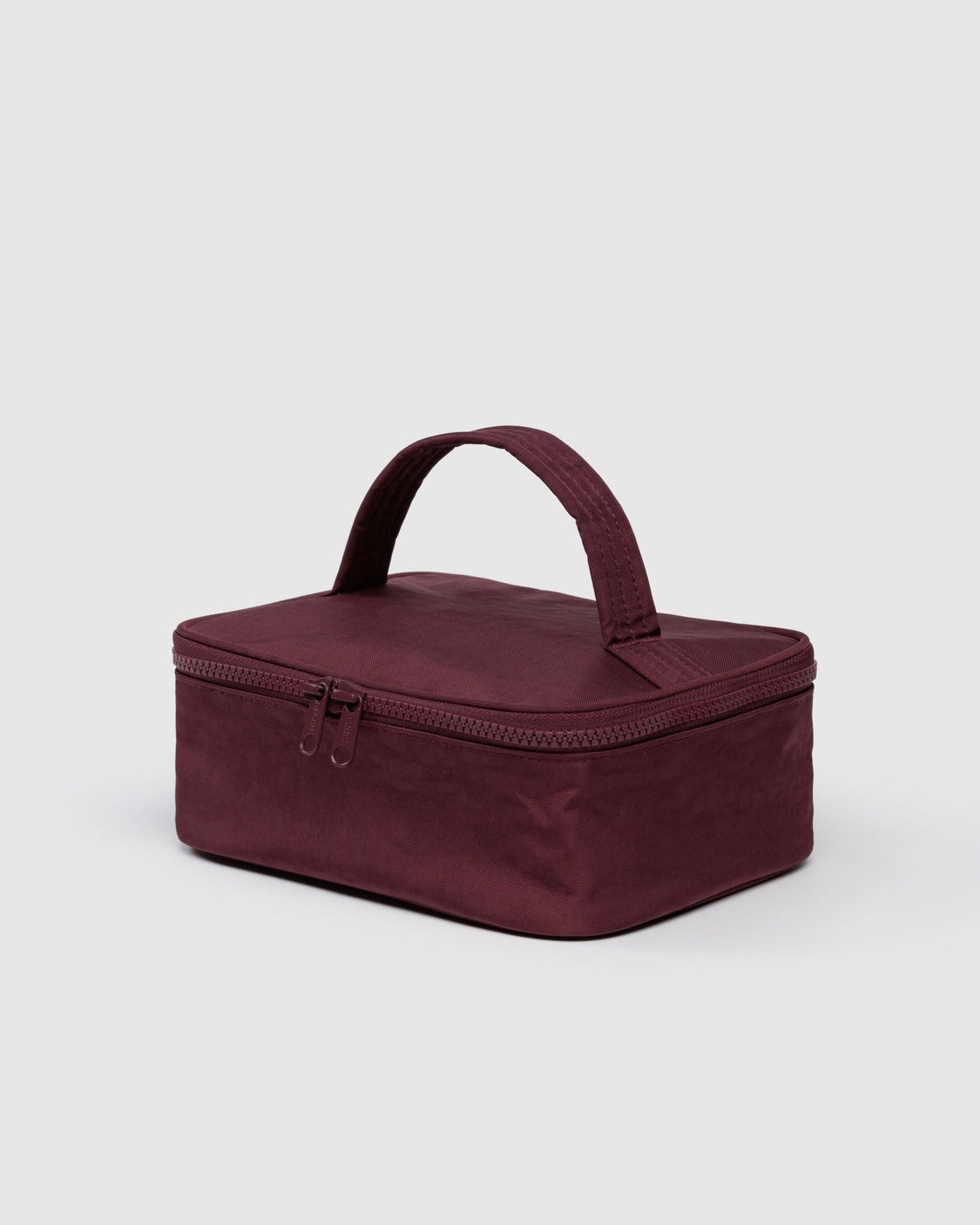 Small Cosmetic Case - Mahogany - Classic Storage Case